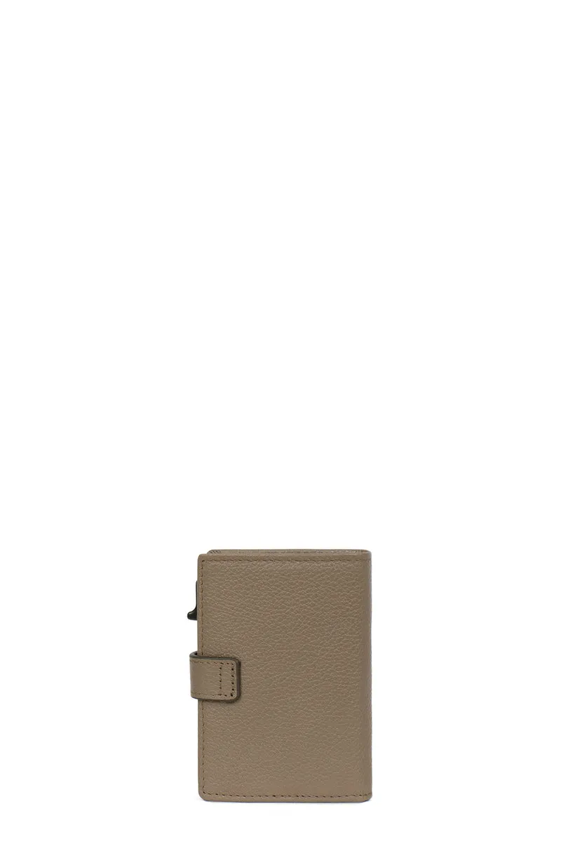 Boîtier porte-cartes - 2 volets - Stop RFID - Cuir