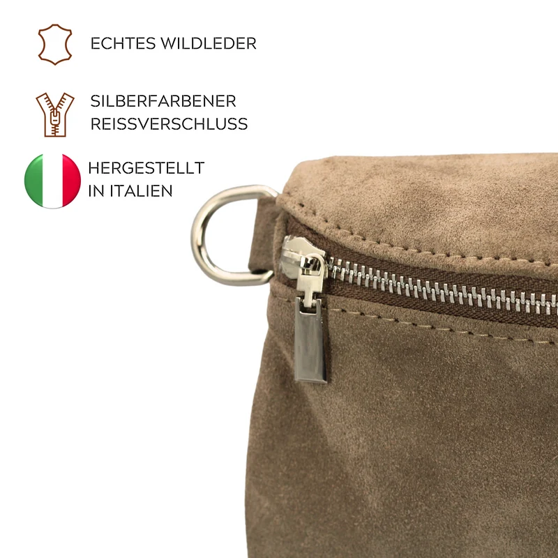 Afia Suede - Dunkeltaupe