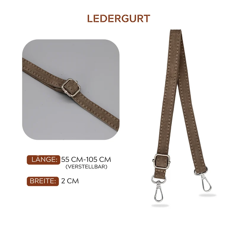 Afia Suede - Dunkeltaupe