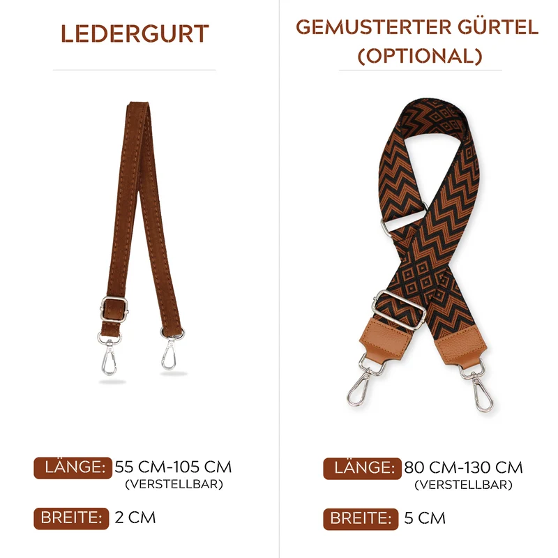 Afia Suede - Cognac Braun