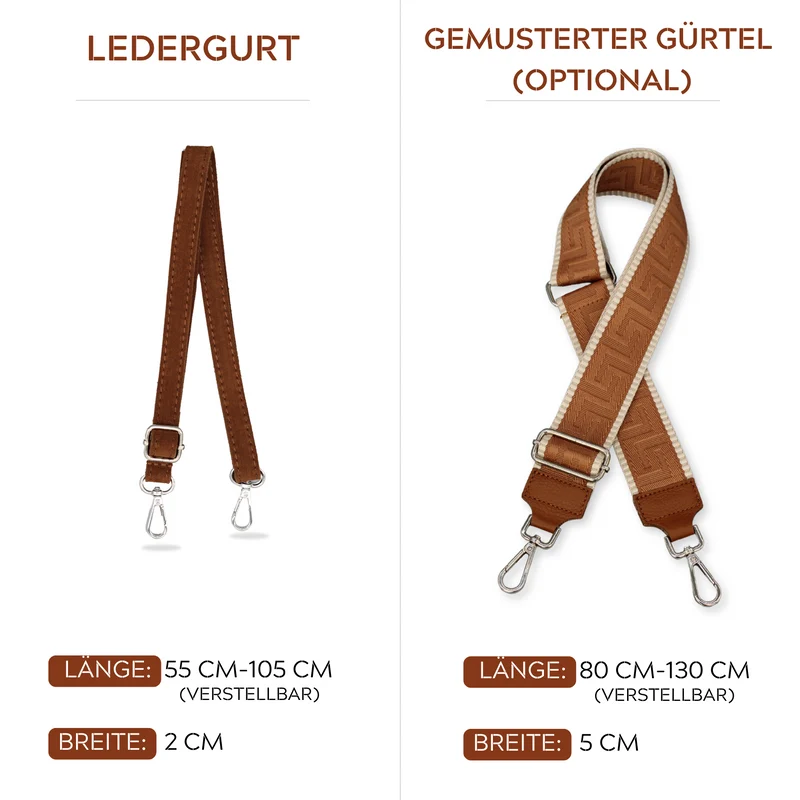 Afia Suede - Cognac Braun