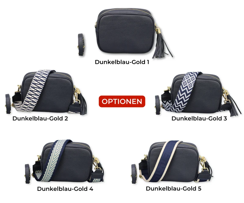 Kira - Navy Blau (Gold)