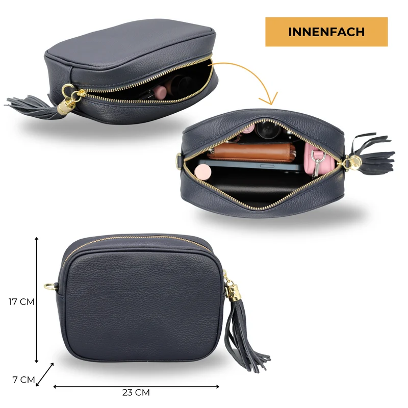 Kira - Navy Blau (Gold)