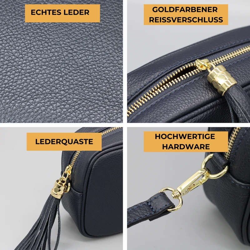Kira - Navy Blau (Gold)