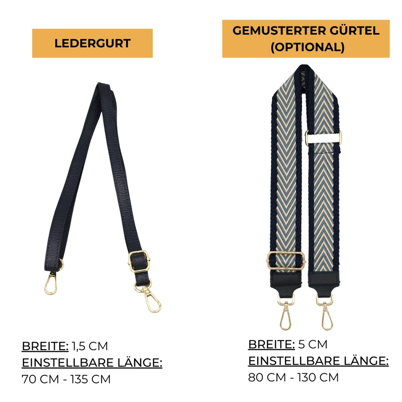 Kira - Navy Blau (Gold)