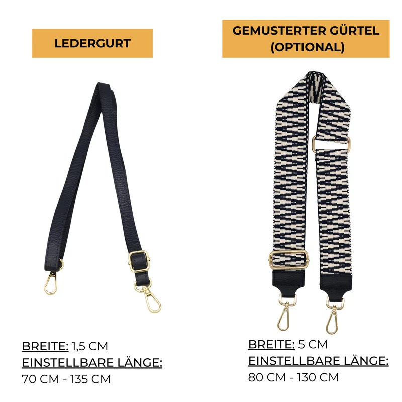Kira - Navy Blau (Gold)