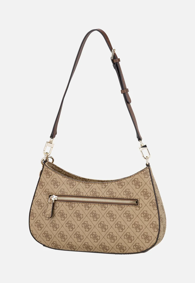 Noelle II Top Zip SHB 72180 Logo Latte/Brown - Abendtasche
