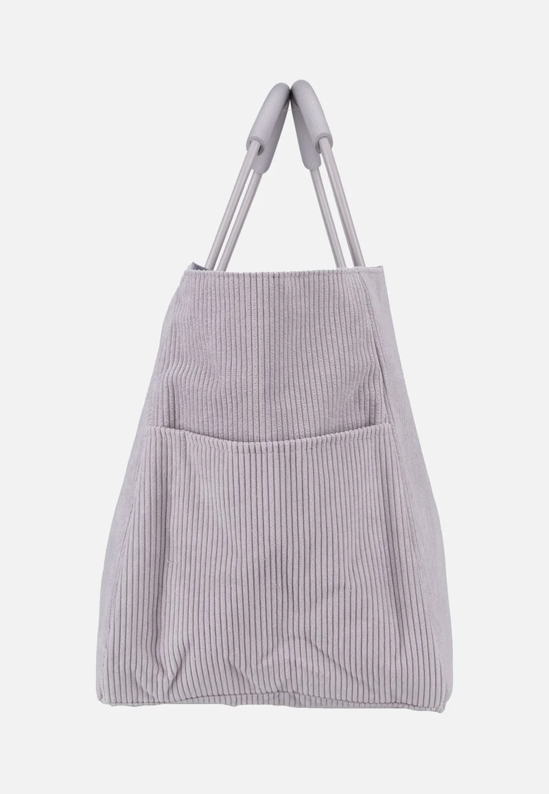 Loopshopper L Cord Grey - Einkaufskorb