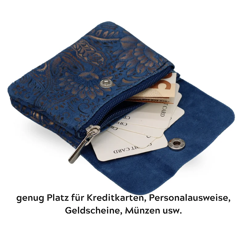 Mini - Blau Gemustert
