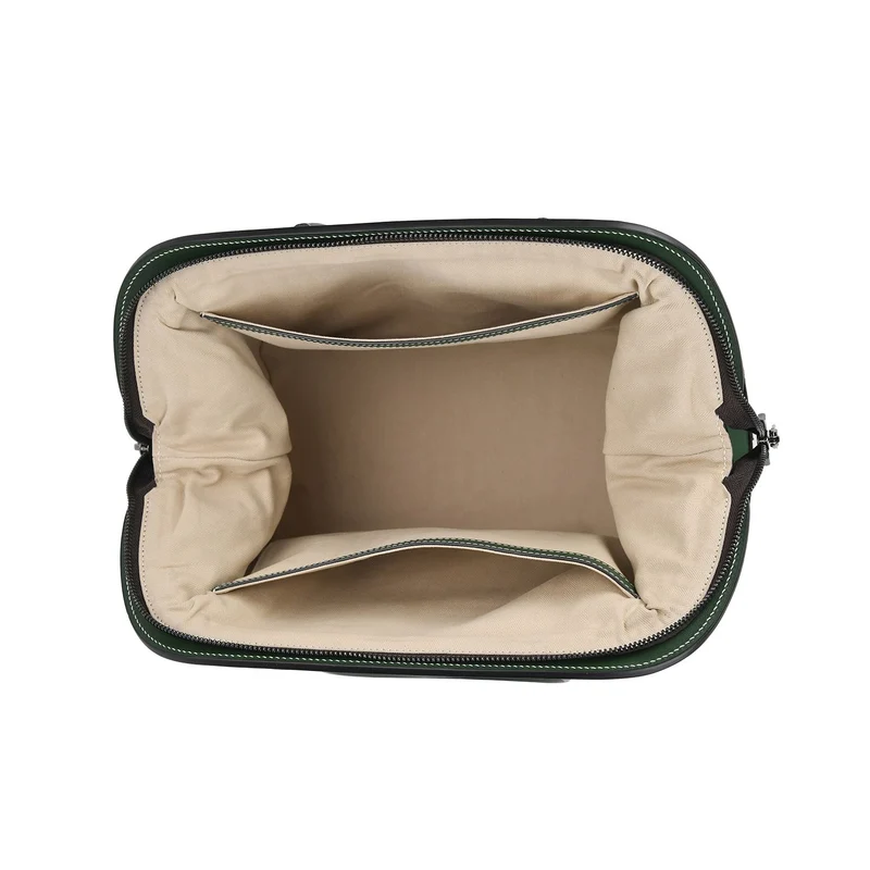 Grand Pelle Elite Kollektion- Handgravierte Westernstil Premium-Lederhandtasche im Handgepäckstil mit floralem Kunstwerk, Größe 28 x 25 x 15 cm, schwarz