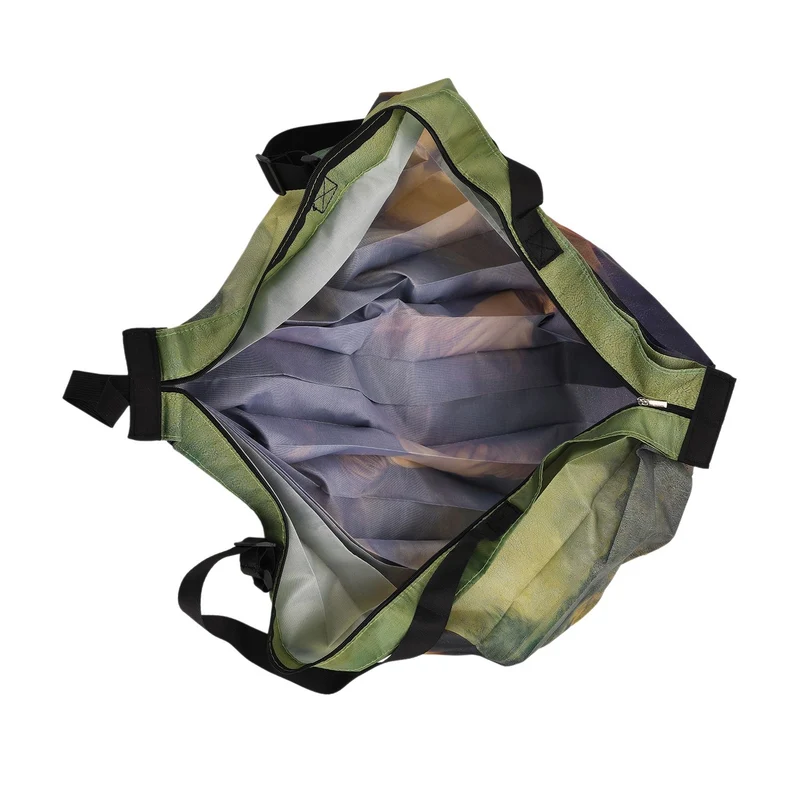Shopper Tasche mit La Plume Mucha Design, 40x30x12cm, Mucha