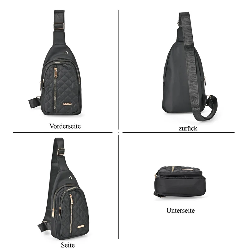 Oxford side bag, 100% polyester W16.5*H30*D8cm 155g