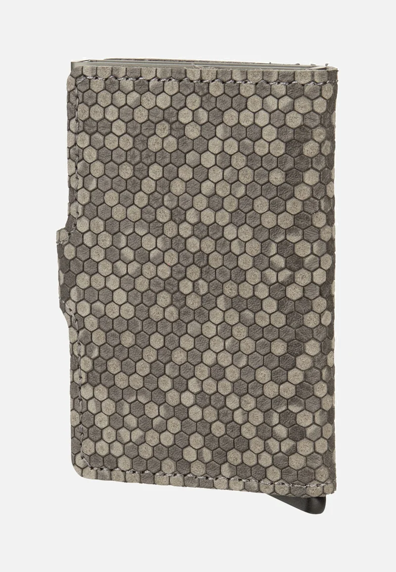 Miniwallet Hexagon Grey - Portemonnaie