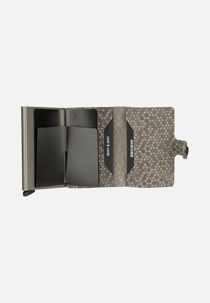 Miniwallet Hexagon Grey - Portemonnaie