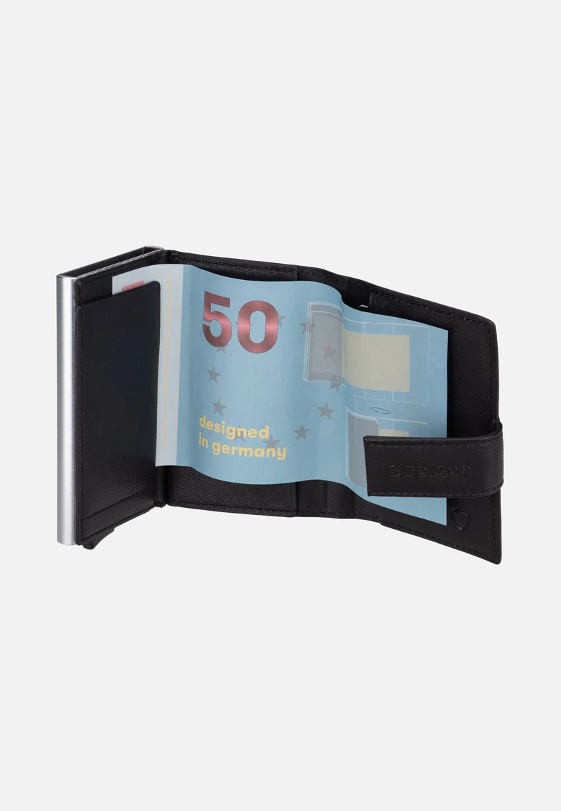 Carter C Two E-Cage SV8 Black - Portemonnaie