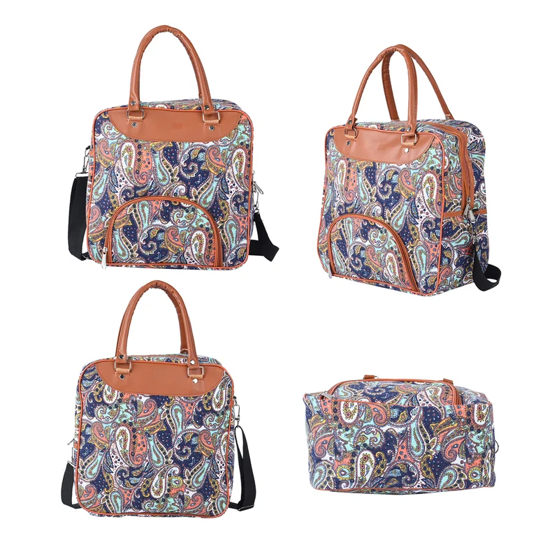 Boho Stil Handtasche, 30x30x12 cm, Grün