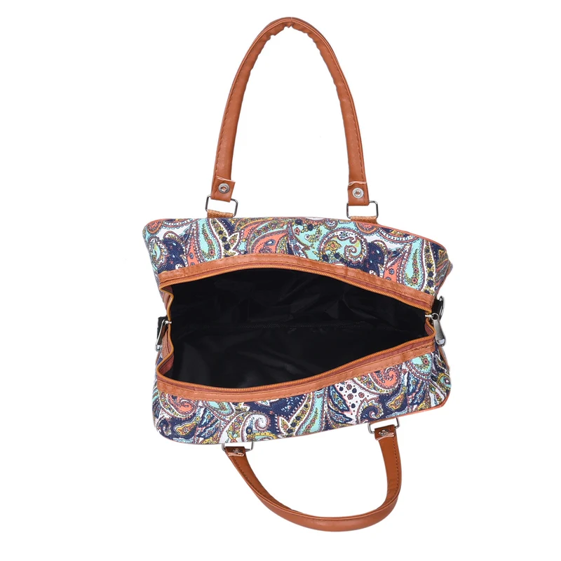Boho Stil Handtasche, 30x30x12 cm, Grün