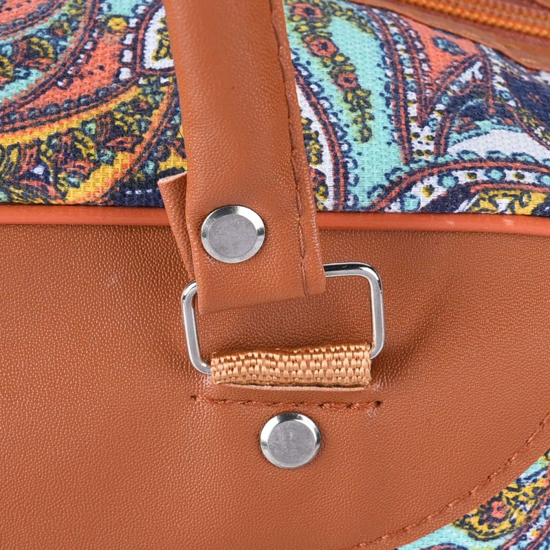 Boho Stil Handtasche, 30x30x12 cm, Grün