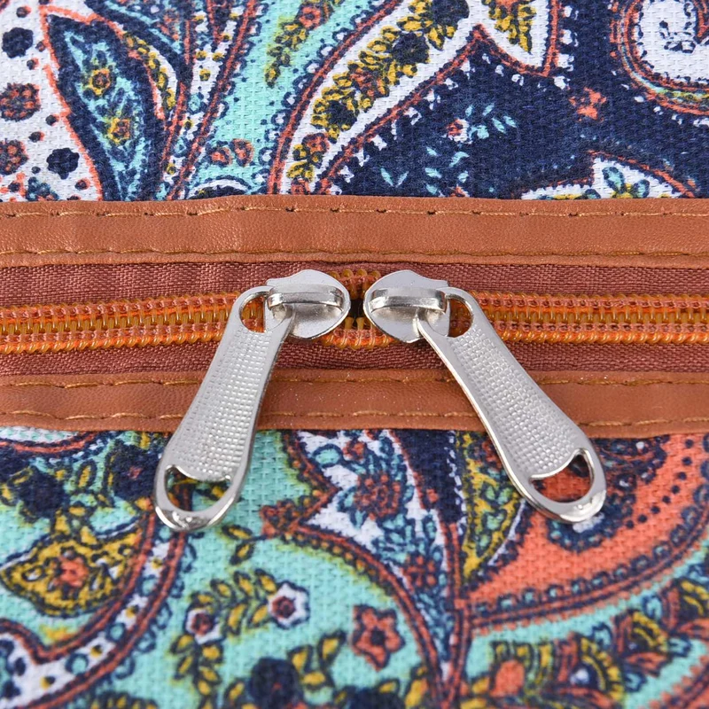 Boho Stil Handtasche, 30x30x12 cm, Grün