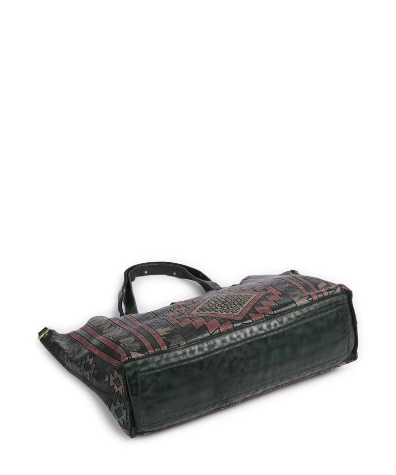 Campomaggi Shopper green bottle