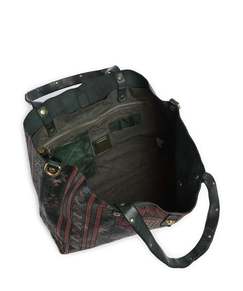Campomaggi Shopper green bottle
