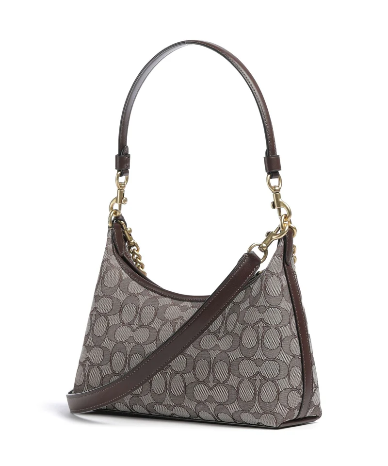 Coach Juliet Signature Jacquard 25 Schultertasche oak maple