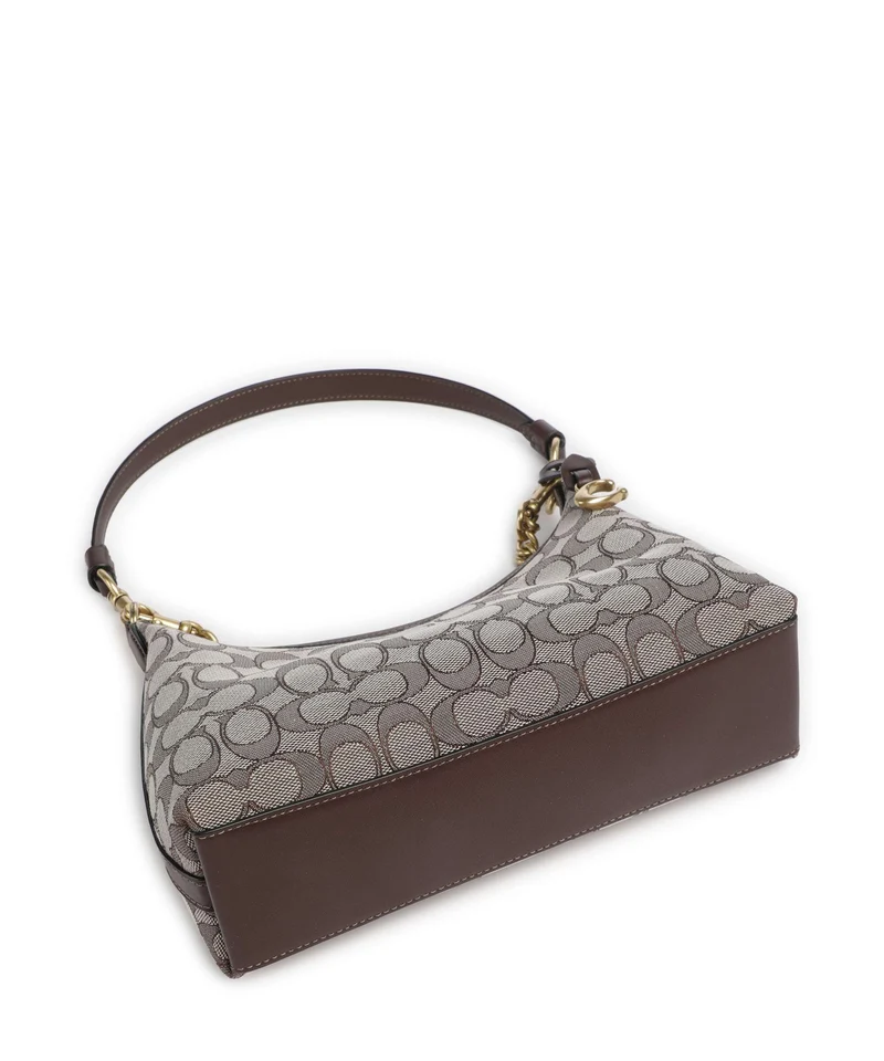 Coach Juliet Signature Jacquard 25 Schultertasche oak maple