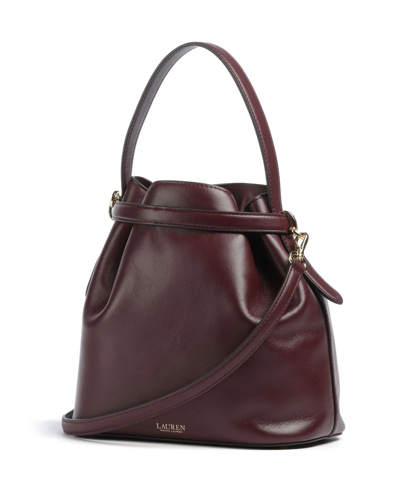 Lauren Ralph Lauren Blaike Medium Bucket Handtasche dark garnet