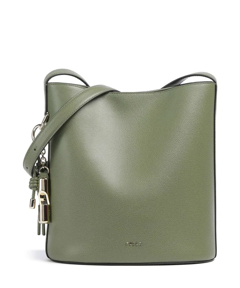 Furla Roxie S Bucket Handtasche avocado