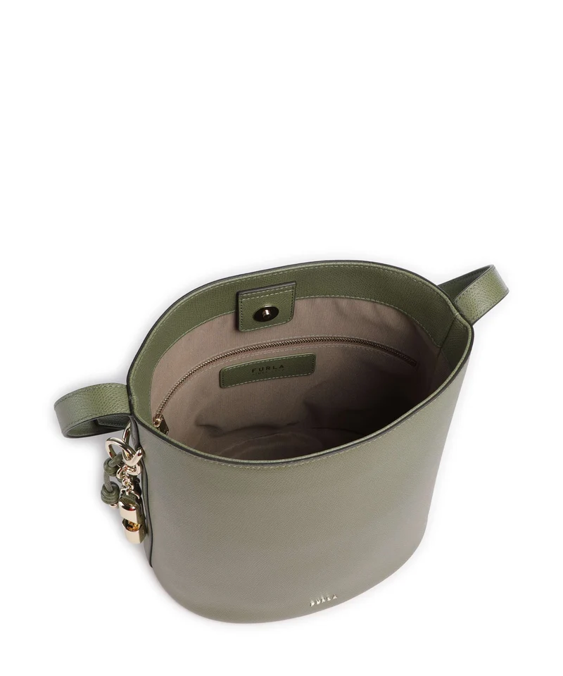Furla Roxie S Bucket Handtasche avocado