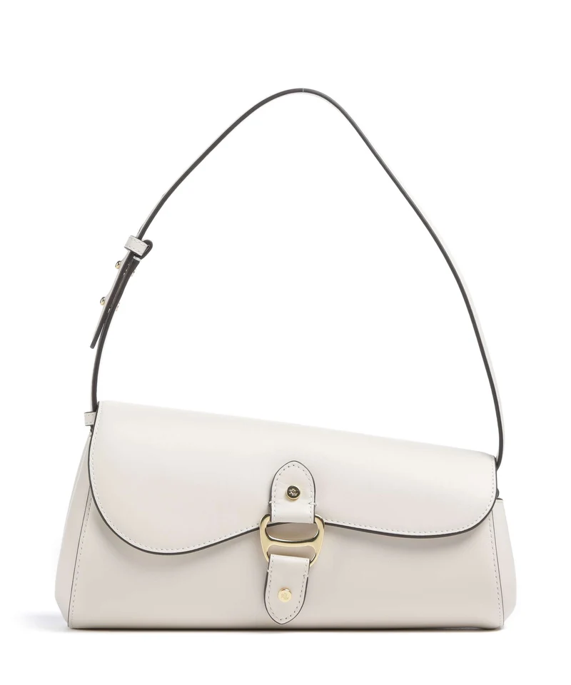 Lauren Ralph Lauren Tasha Medium Schultertasche soft white