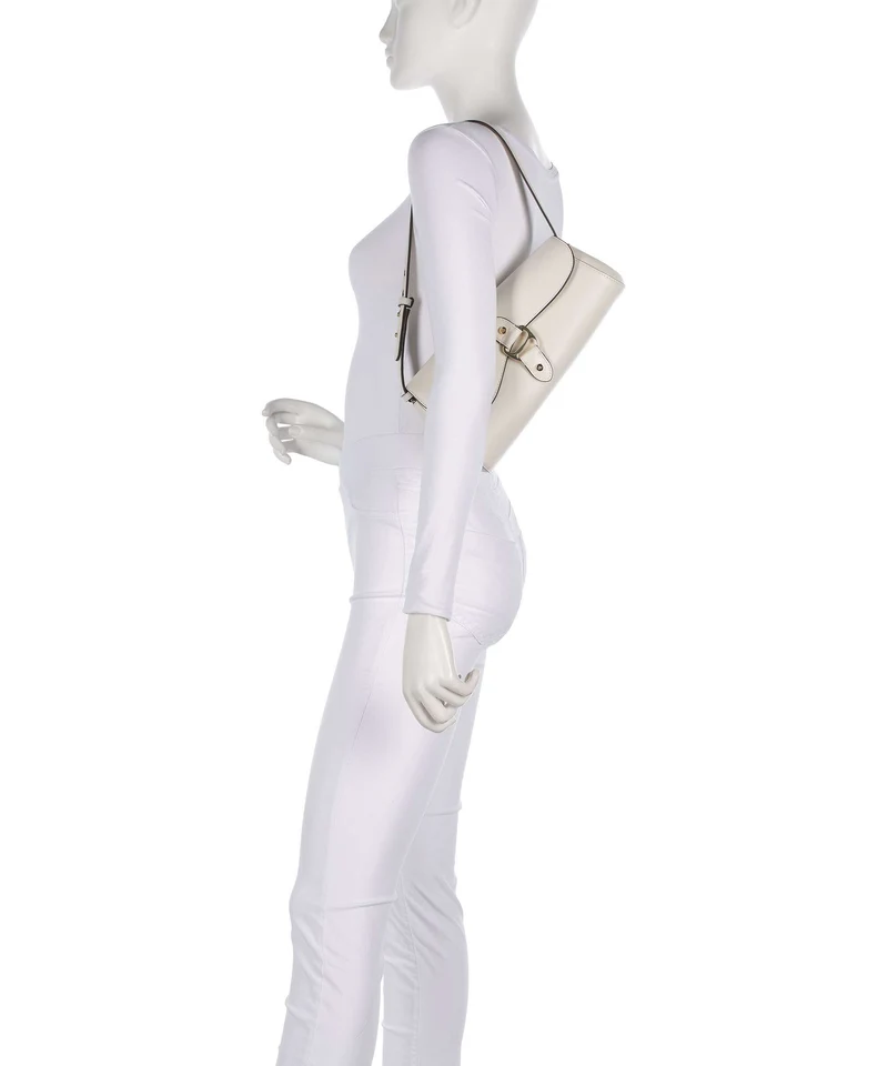 Lauren Ralph Lauren Tasha Medium Schultertasche soft white
