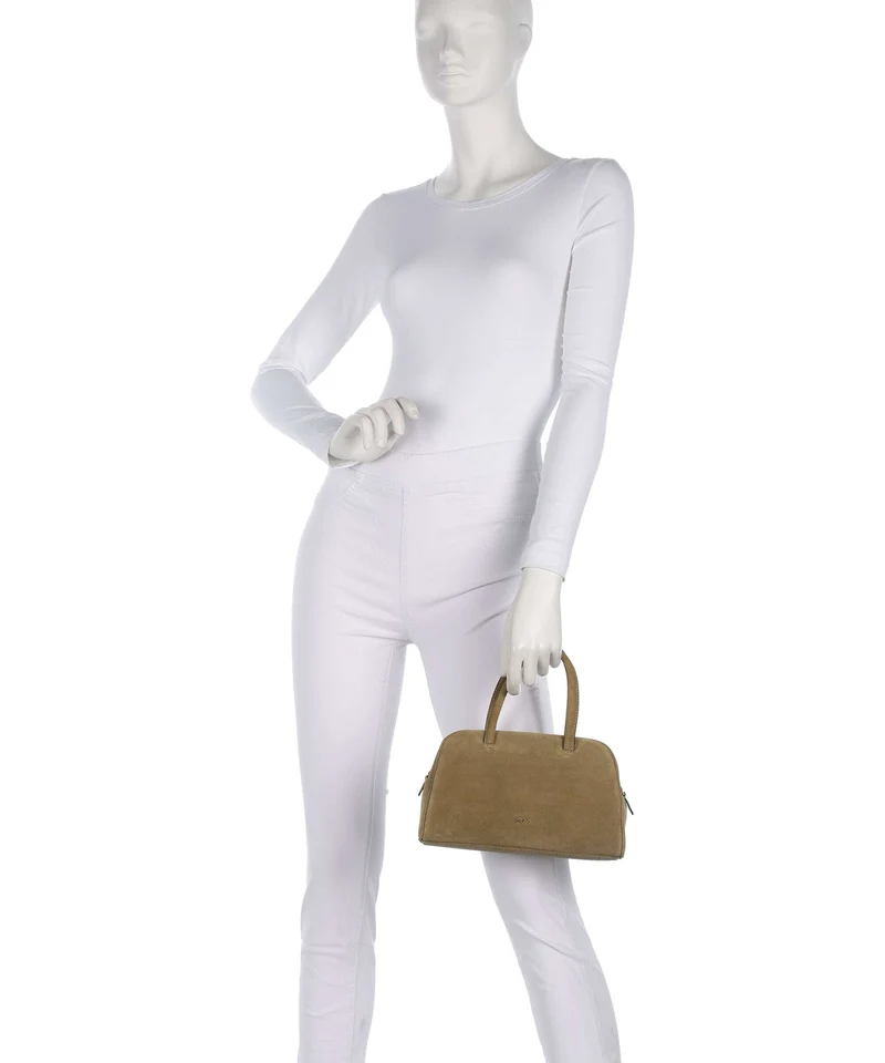 Abro Suede Amara Handtasche mud