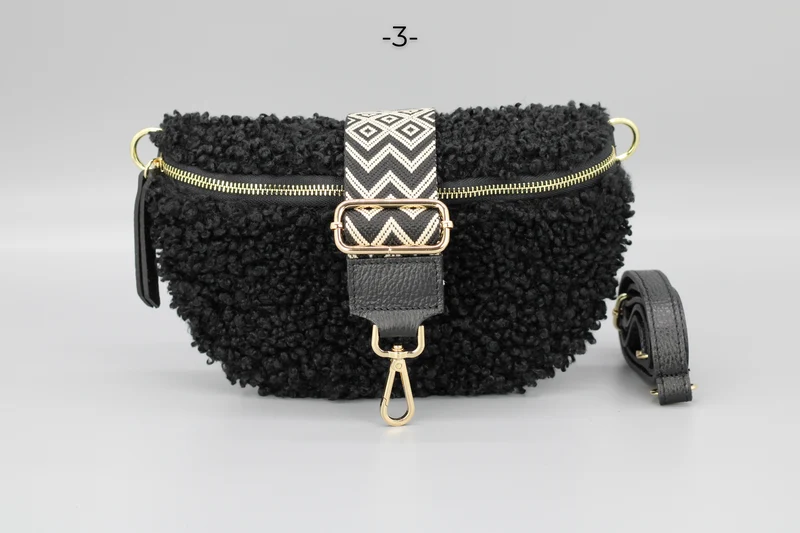 Teddy - Medium Schwarz (Gold)