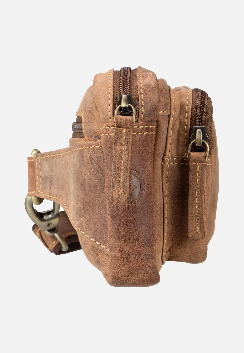 Vintage 1743B Sattelbraun - Bauchtasche