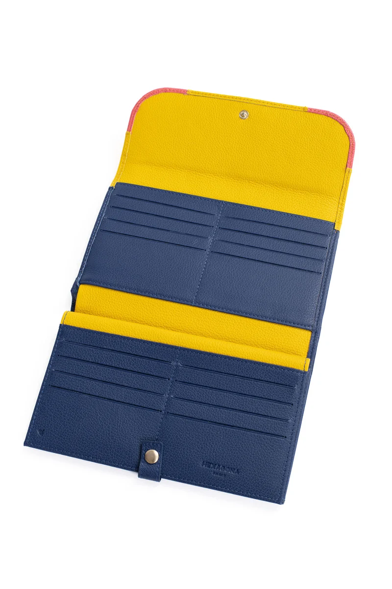 Compagnon de voyage - 2 volets - Stop RFID - Cuir