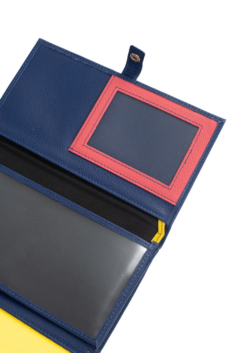 Compagnon de voyage - 2 volets - Stop RFID - Cuir