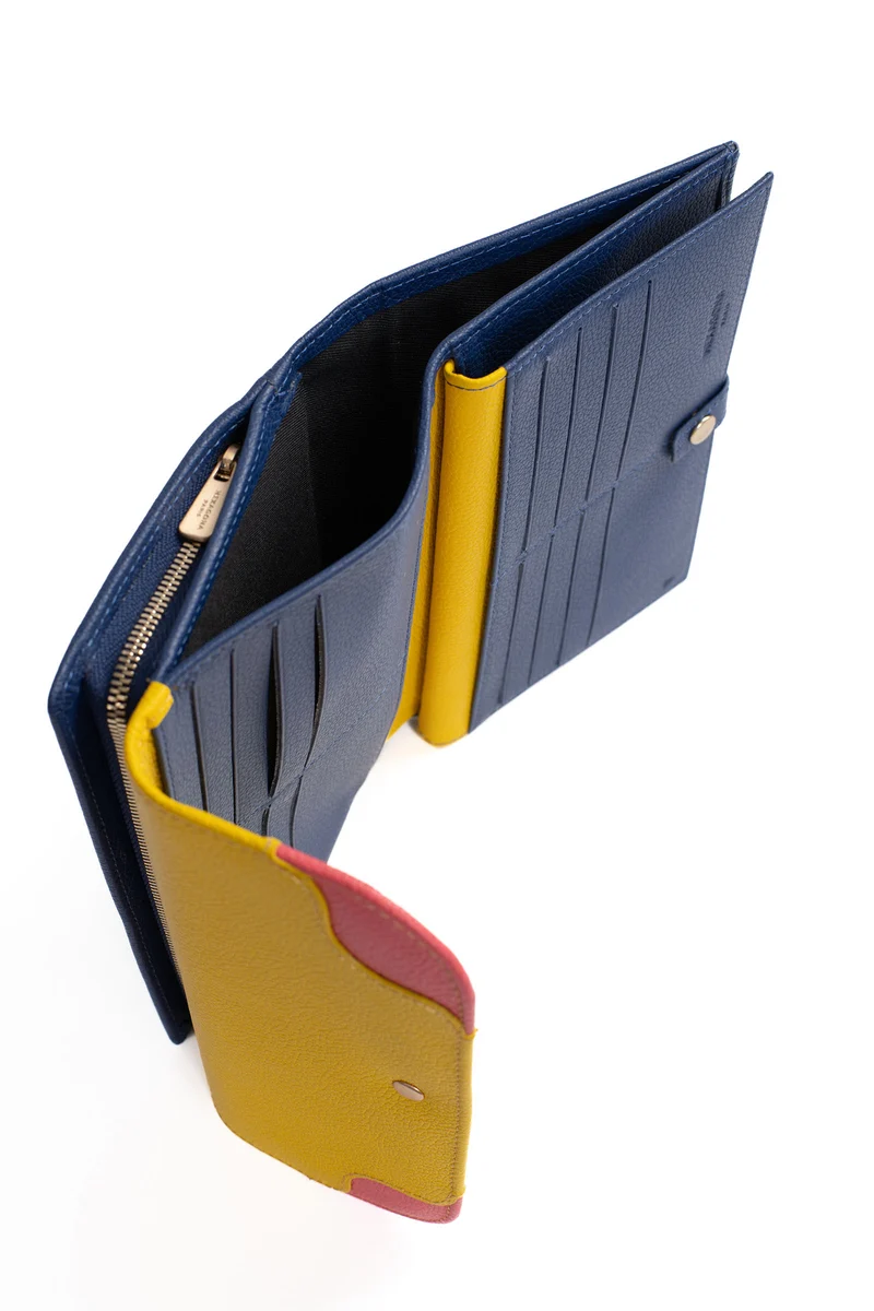 Compagnon de voyage - 2 volets - Stop RFID - Cuir