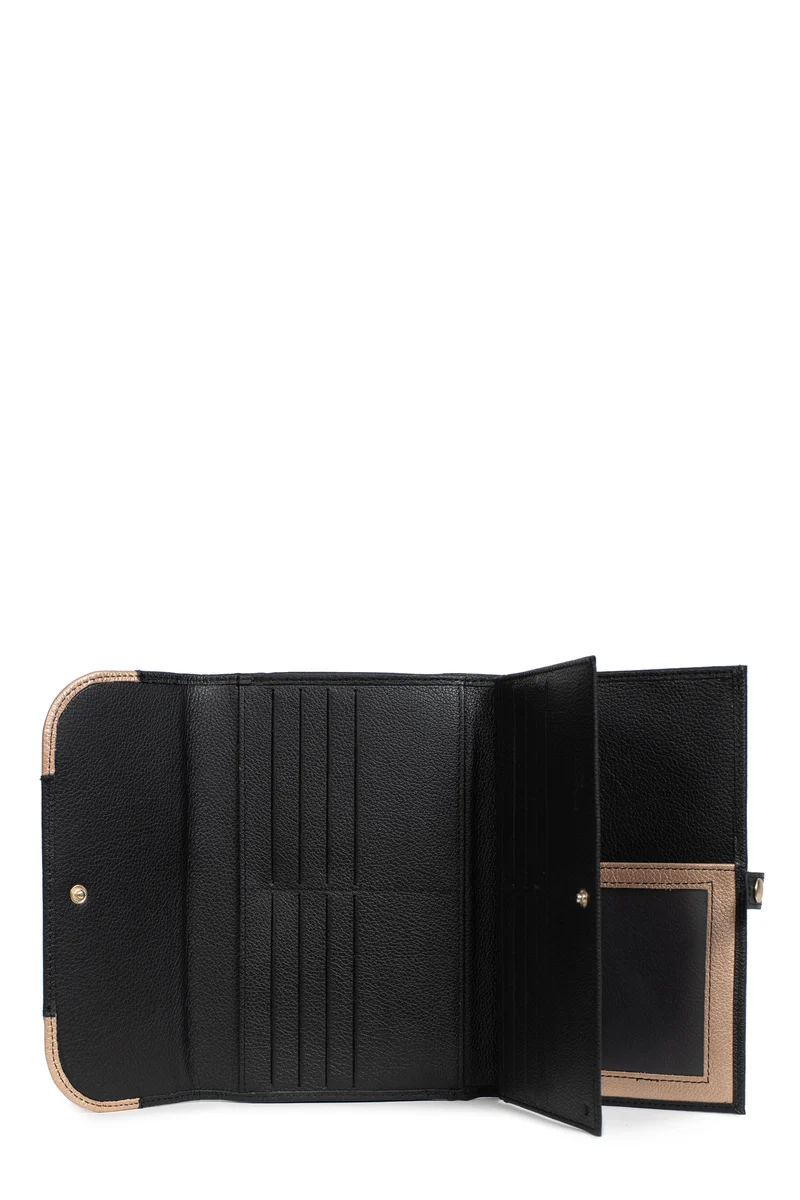 Compagnon de voyage - 2 volets - Stop RFID - Cuir