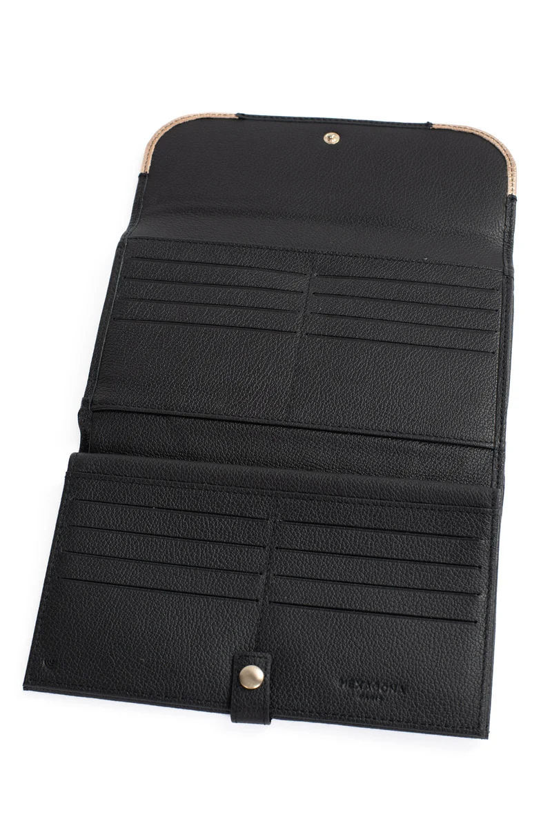 Compagnon de voyage - 2 volets - Stop RFID - Cuir