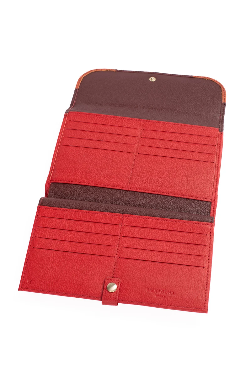 Compagnon de voyage - 2 volets - Stop RFID - Cuir