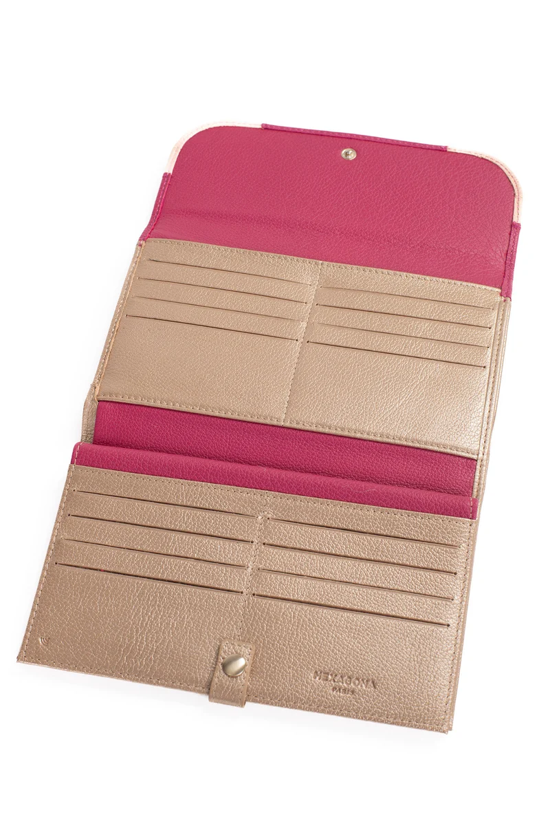 Compagnon de voyage - 2 volets - Stop RFID - Cuir