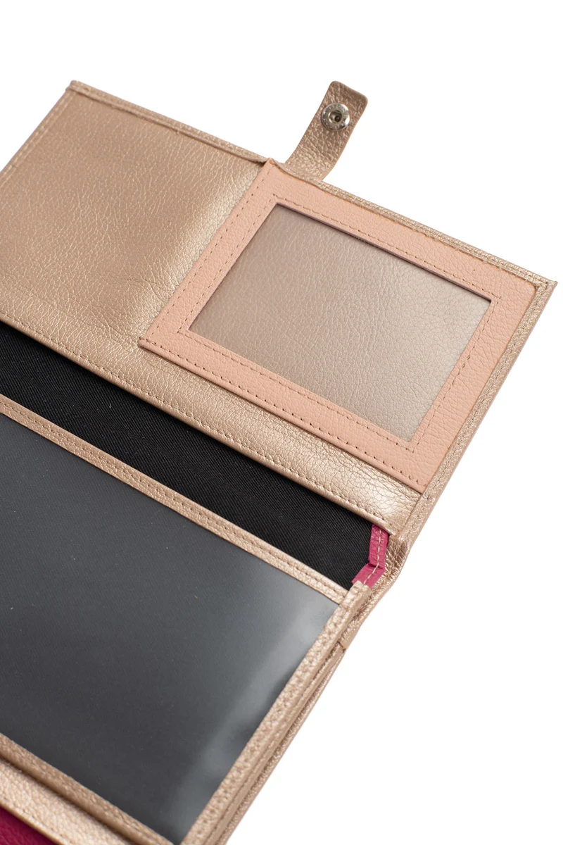 Compagnon de voyage - 2 volets - Stop RFID - Cuir