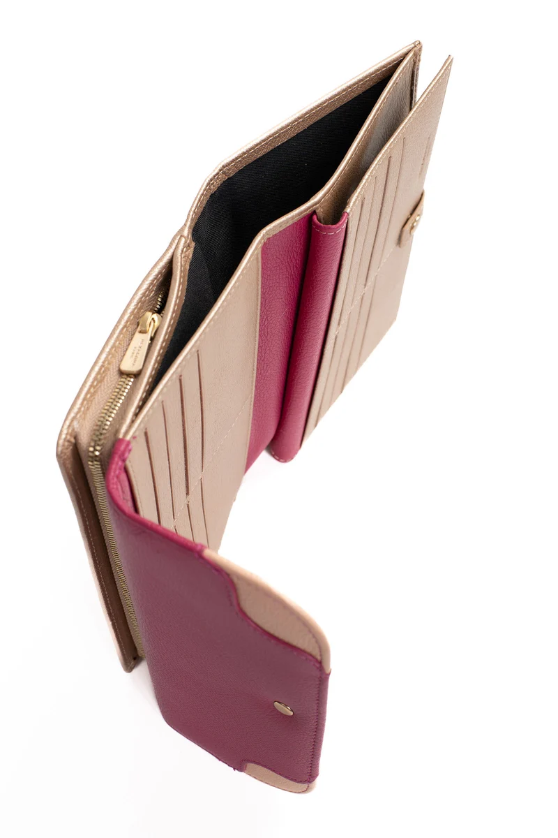 Compagnon de voyage - 2 volets - Stop RFID - Cuir