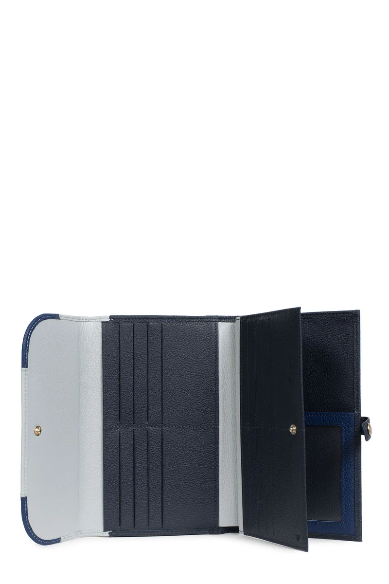 Compagnon de voyage - 2 volets - Stop RFID - Cuir