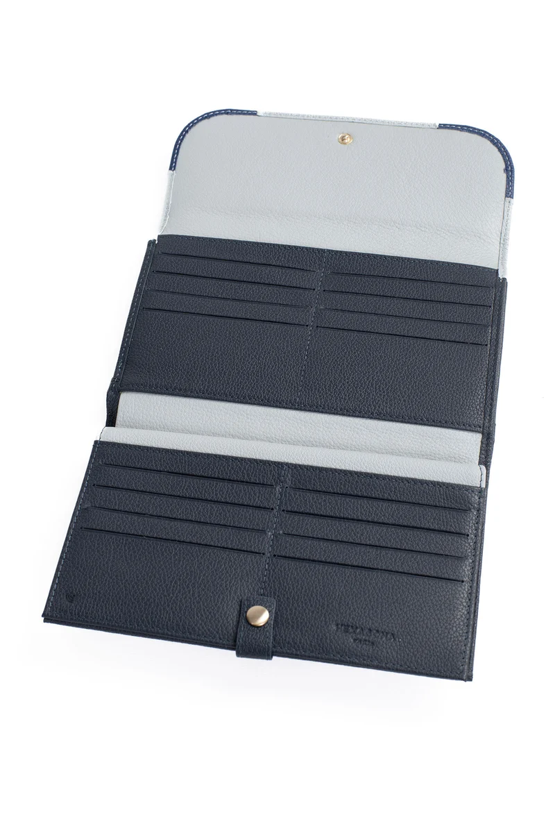 Compagnon de voyage - 2 volets - Stop RFID - Cuir