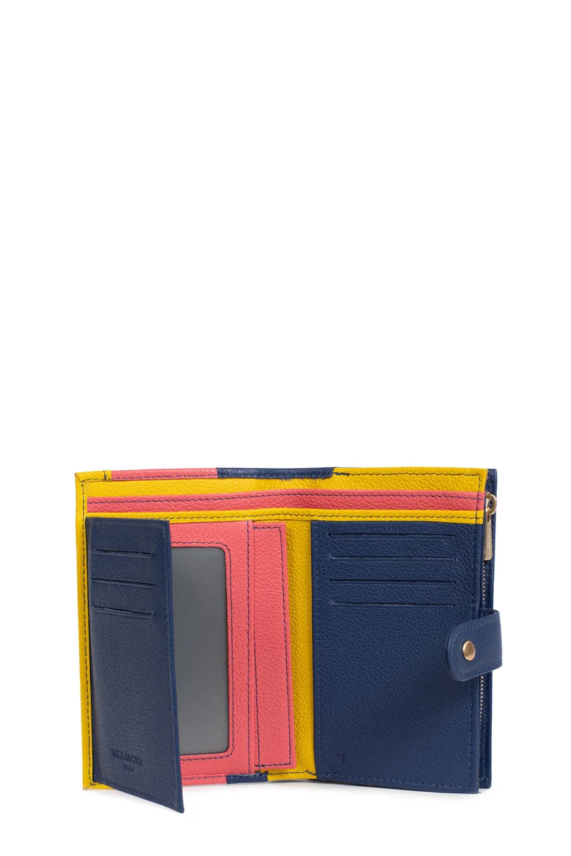 Portefeuille - 2 volets - Stop RFID - Cuir