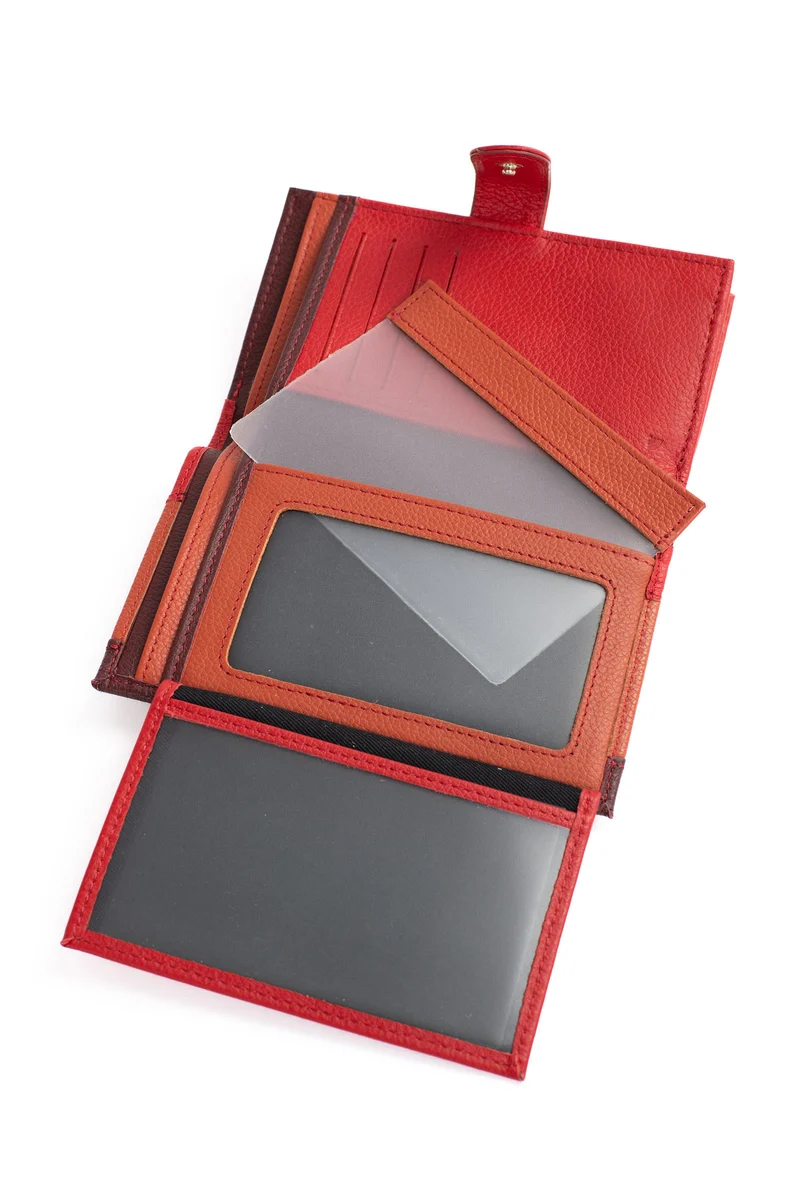 Portefeuille - 2 volets - Stop RFID - Cuir