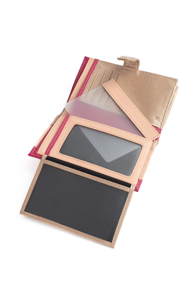 Portefeuille - 2 volets - Stop RFID - Cuir