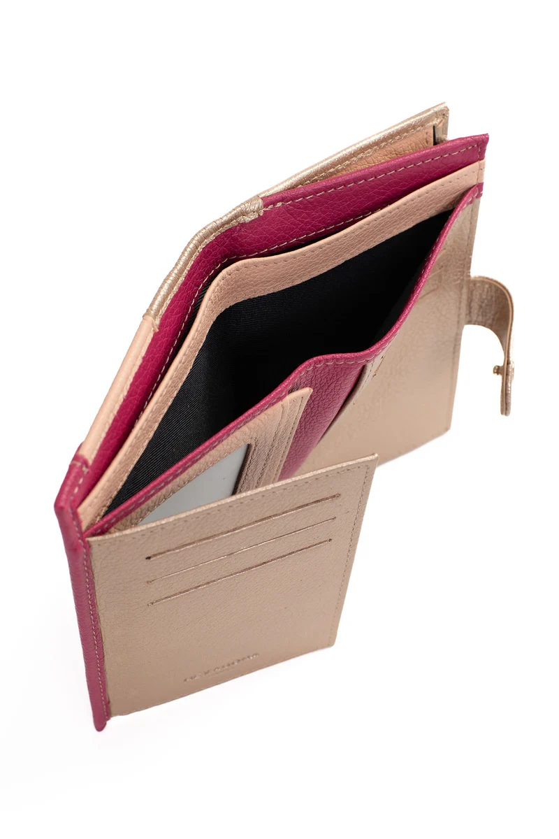 Portefeuille - 2 volets - Stop RFID - Cuir